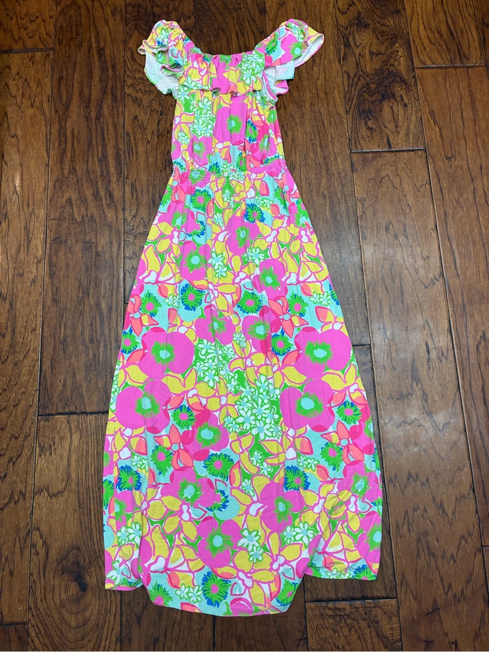 Lilly Pulitzer ice cream social Marley maxi dress